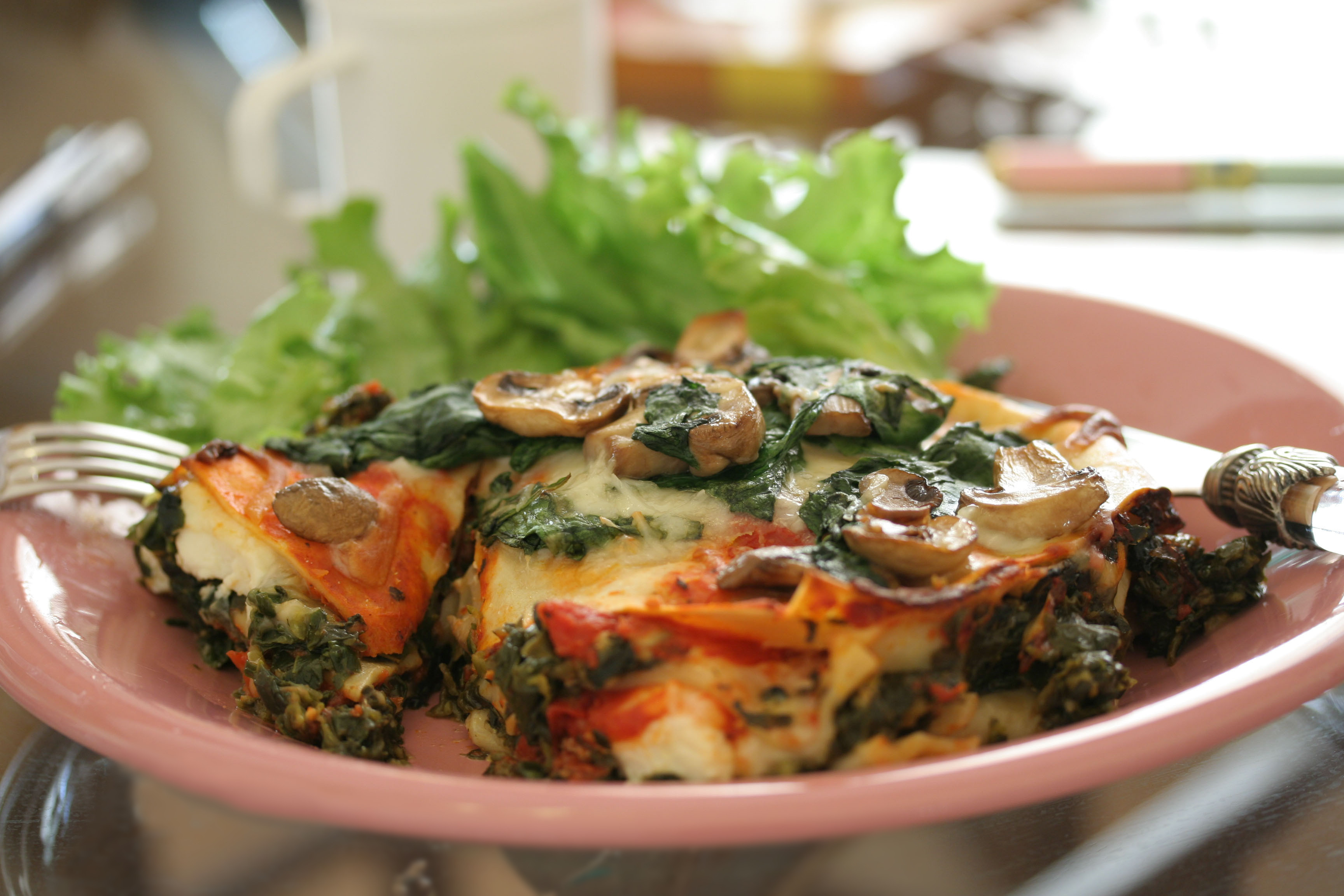 Vegetarian Spinach Lasagna
 Ve arian Spinach And Mushroom Lasagna Recipe — Dishmaps