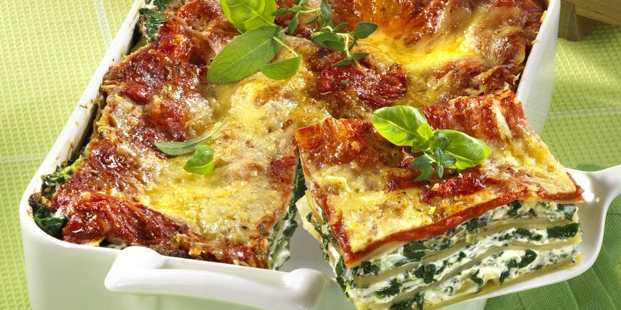 Vegetarian Spinach Lasagna Recipe
 Ve arian Spinach Lasagne