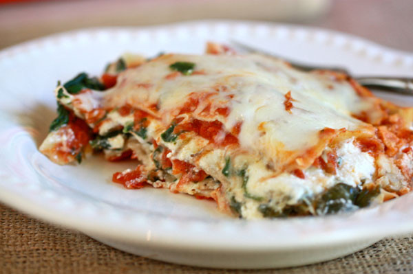 Vegetarian Spinach Lasagna
 Ve arian Lasagna Recipe Fresh Tastes Blog