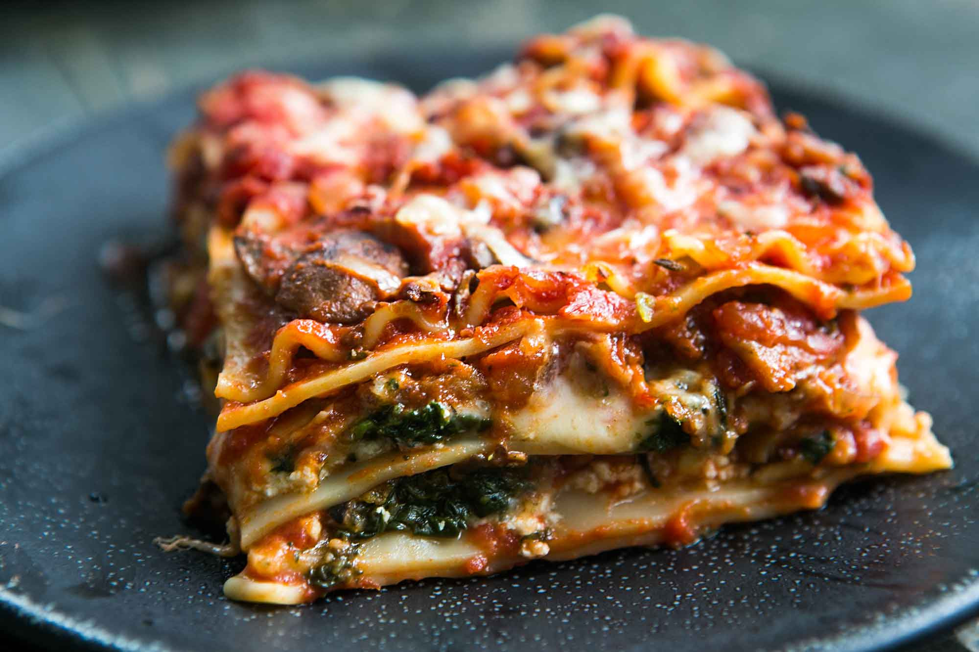Vegetarian Spinach Lasagna
 Ve arian Lasagna Recipe Spinach and Mushroom Lasagna
