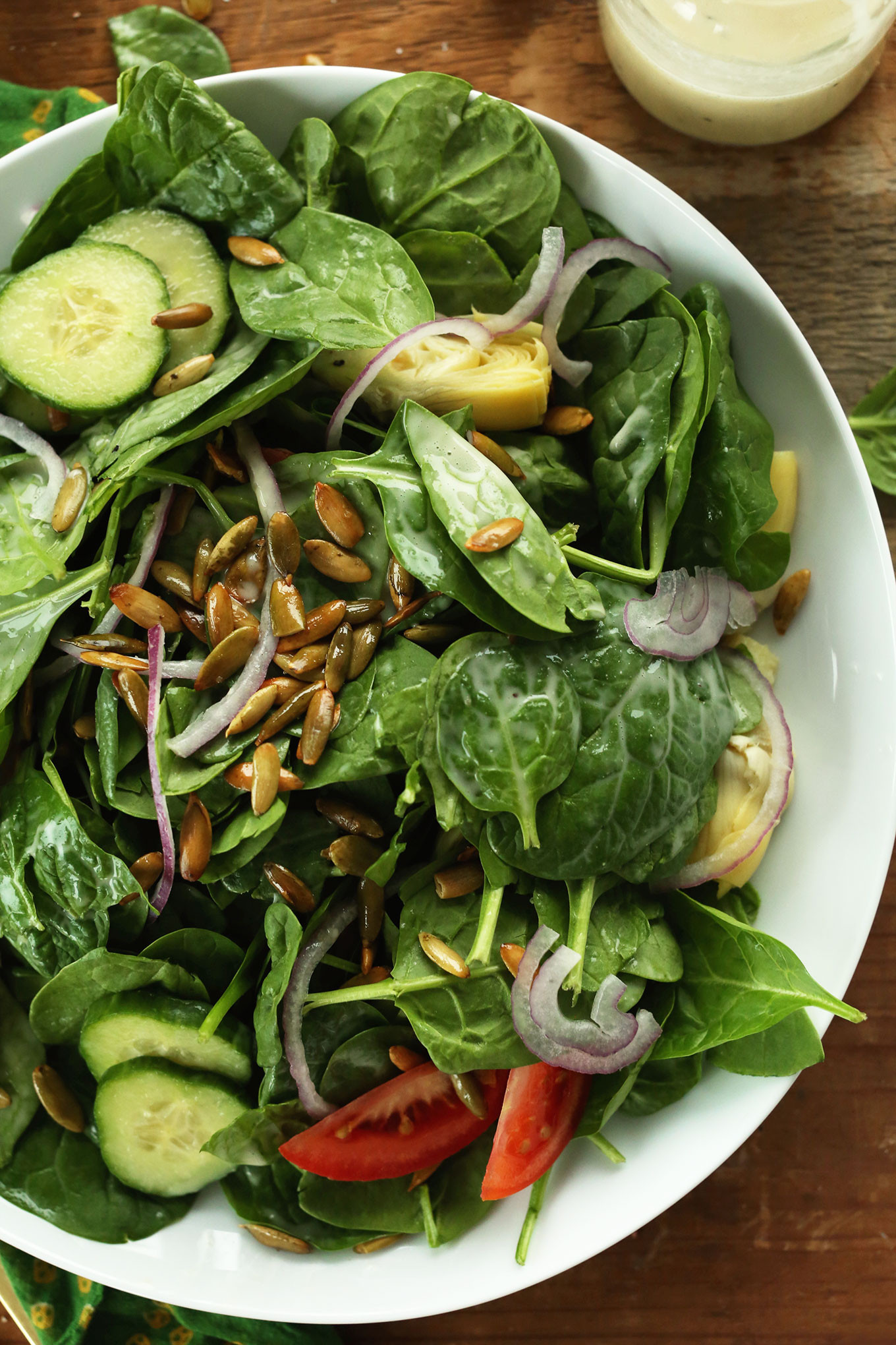 Vegetarian Spinach Salad Recipes
 Creamy Spinach Salad