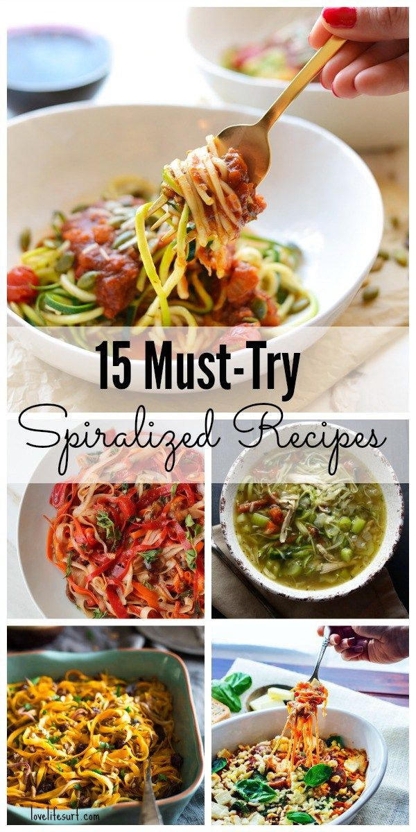 Vegetarian Spiralizer Recipes
 Best 25 Spiralizer recipes ideas on Pinterest
