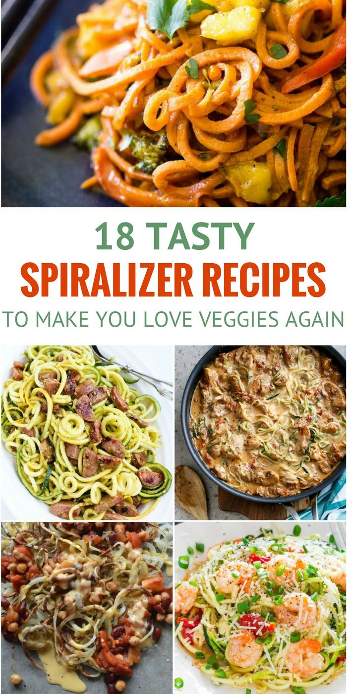 Vegetarian Spiralizer Recipes
 18 Spiralizer Recipes That ll Make You Love Veggies Again