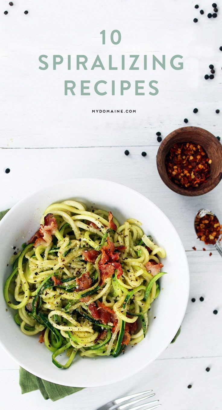 Vegetarian Spiralizer Recipes
 Best 25 Spiralizer recipes ideas on Pinterest