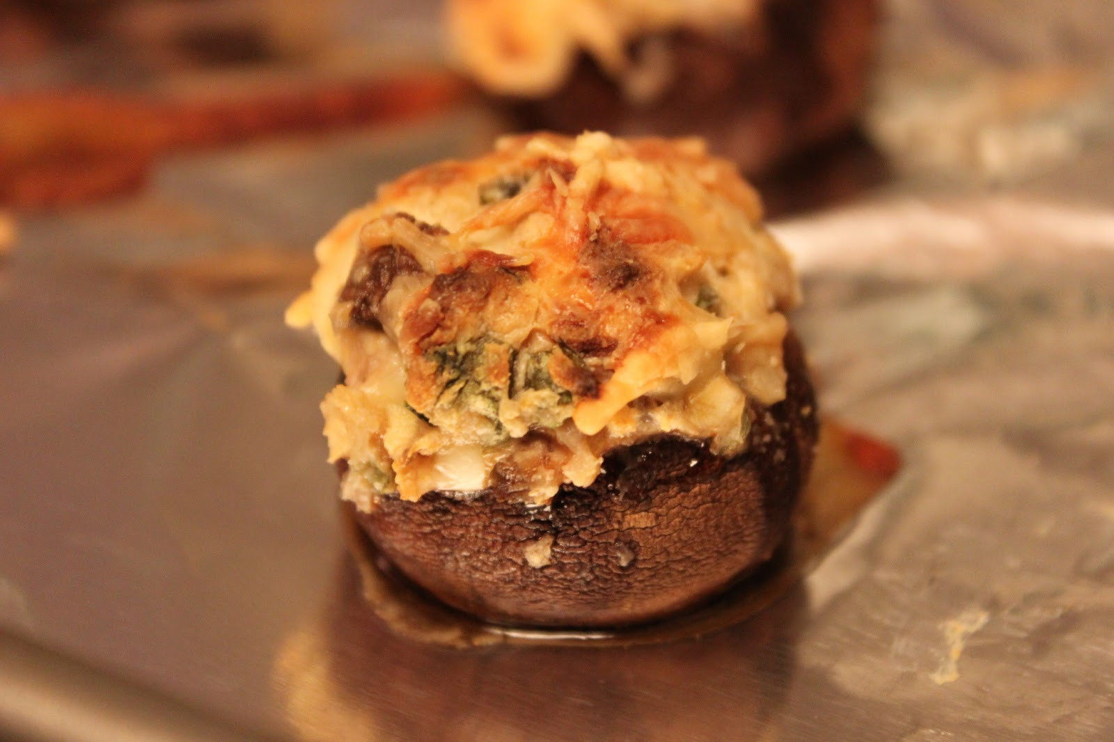 Vegetarian Stuffed Mushroom
 Megsiemay Makes Ve arian Stuffed Mushrooms