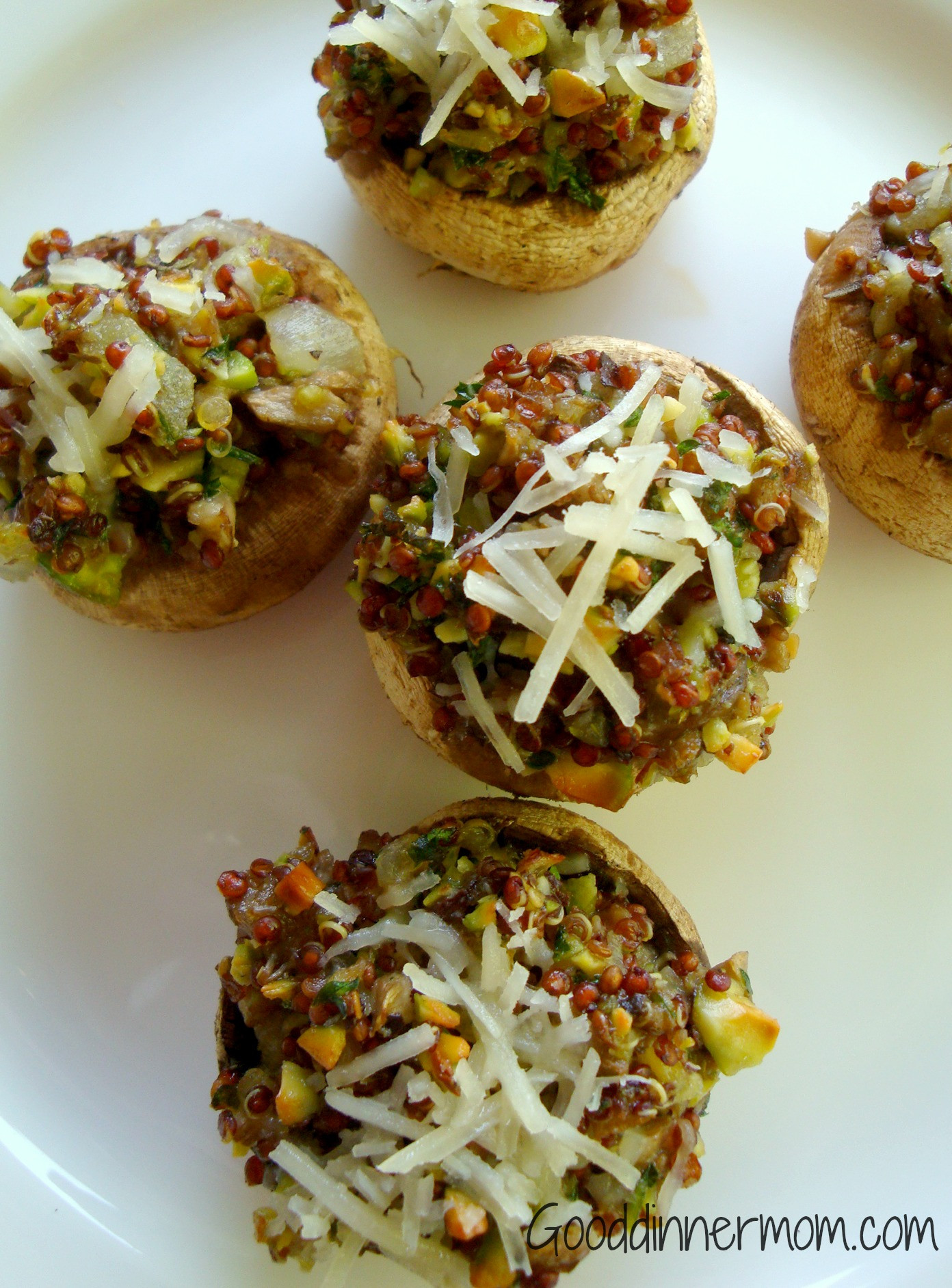 Vegetarian Stuffed Mushroom
 Stuffed Mushrooms with Quinoa Healthy Gluten Free