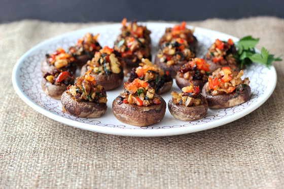 Vegetarian Stuffed Mushroom
 Cara s Cravings Vegan Grain free Stuffed Mushrooms