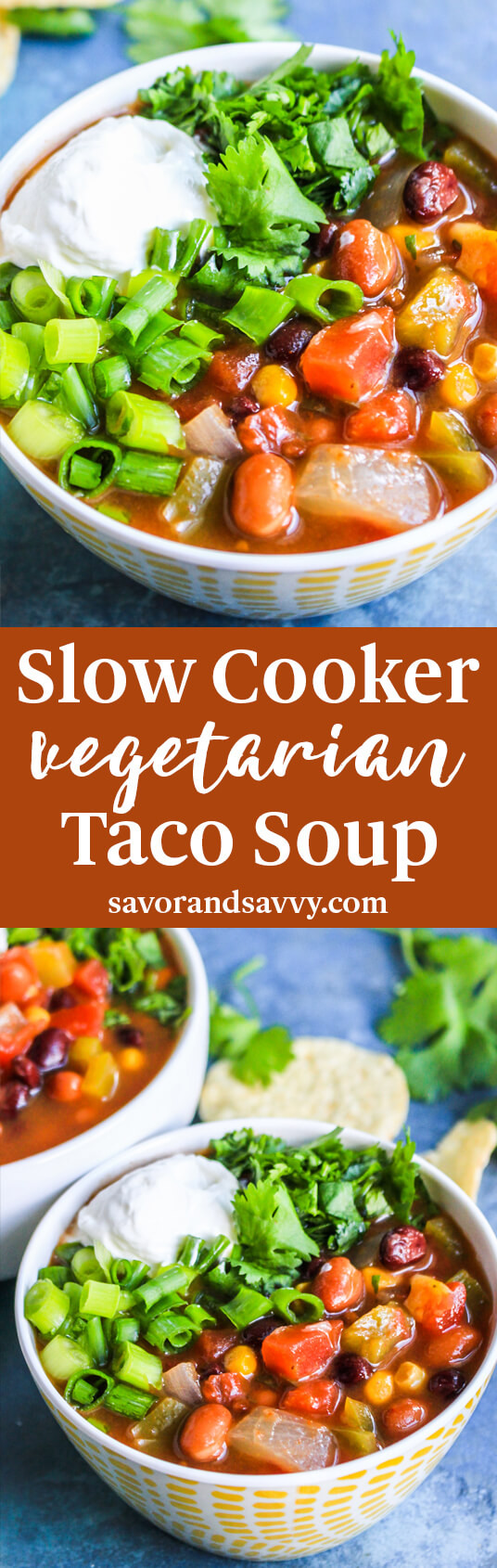 Vegetarian Taco Soup Recipes
 Slow Cooker Ve arian Taco Soup Recipe