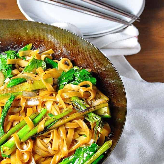 Vegetarian Thai Noodle Recipes
 Ve arian Stir Fried Thai Noodles Pad See Ew