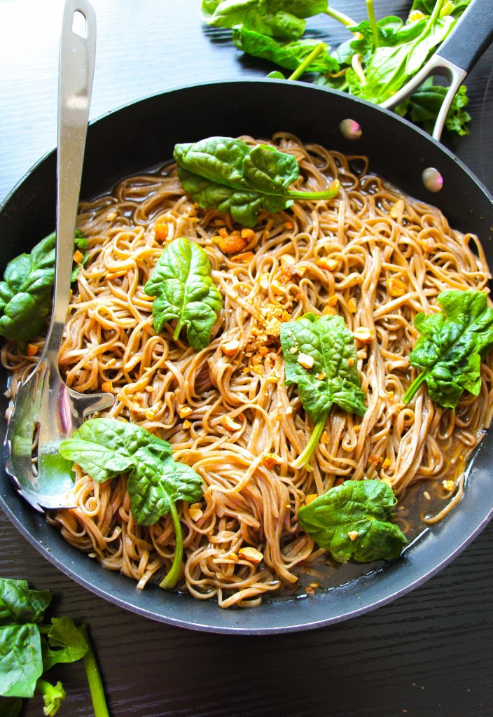 Vegetarian Thai Noodle Recipes
 20 Minute Sticky Basil Thai Noodles Layers of Happiness