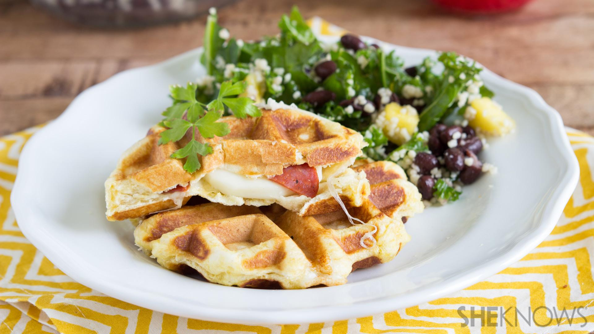 Vegetarian Waffles Recipe
 savory waffles ve arian