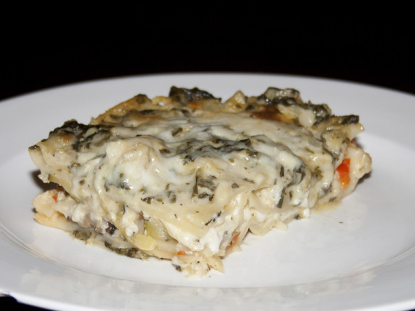 Vegetarian White Lasagna
 White Ve able Lasagna