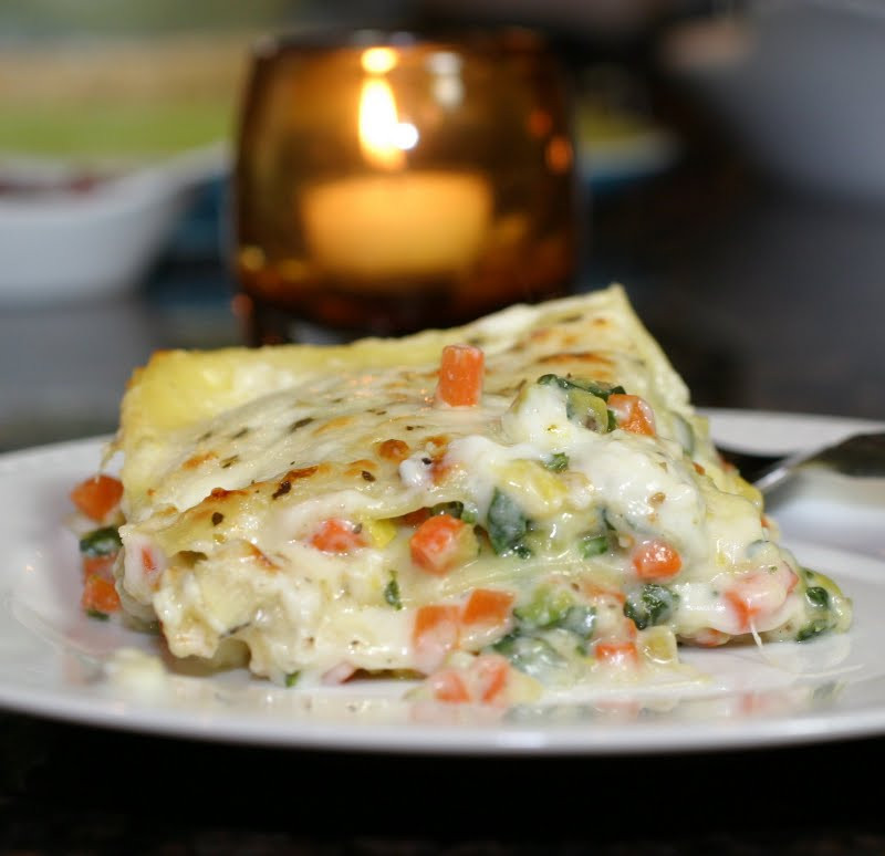 Vegetarian White Lasagna
 The Italian Dish Posts Roasted Ve able Lasagna