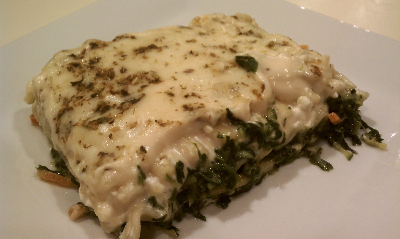 Vegetarian White Lasagna
 White Ve able Lasagna Emily Bites