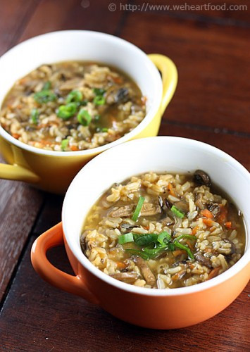 Vegetarian Wild Rice Soup
 Porcini & Wild Rice Soup We [Heart] Food