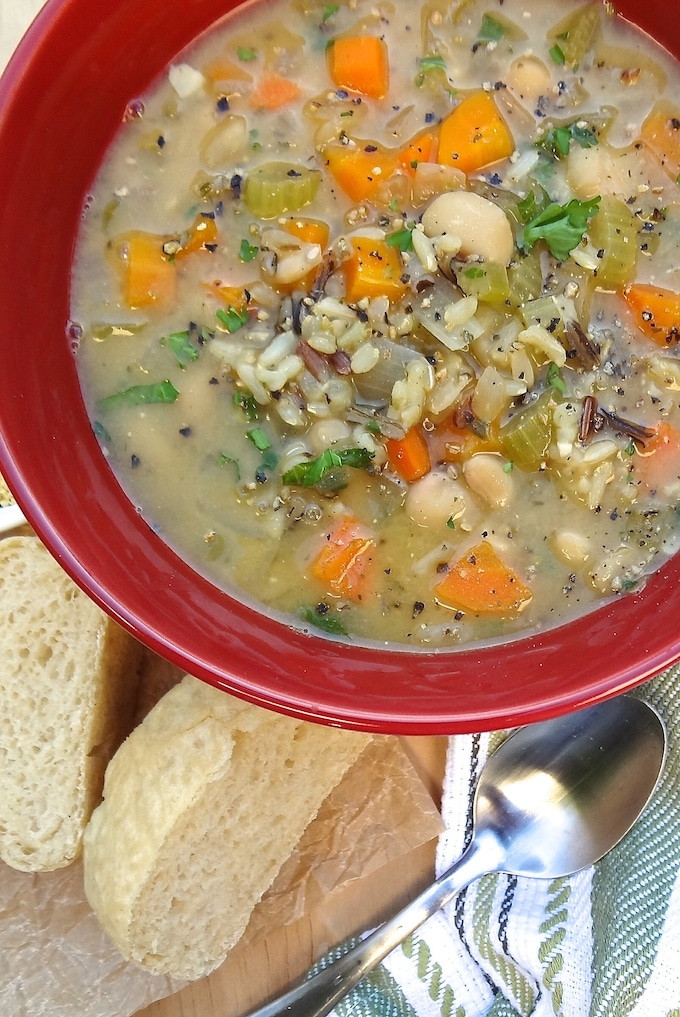 Vegetarian Wild Rice Soup
 wild rice soup vegan