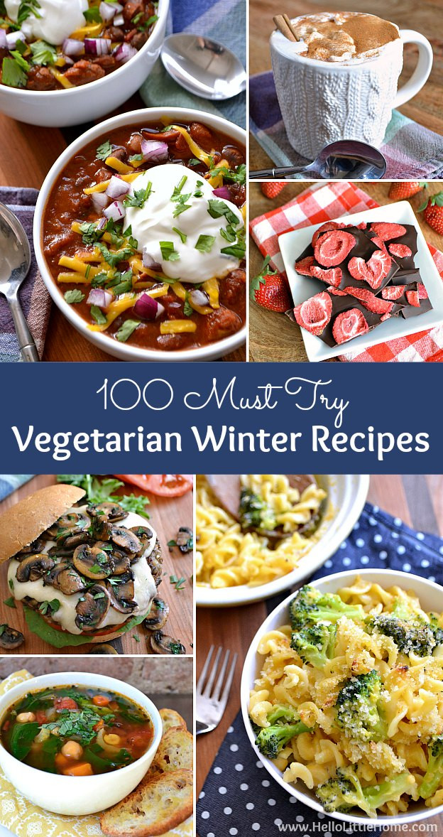 Vegetarian Winter Recipes
 100 Must Try Winter Ve arian Recipes
