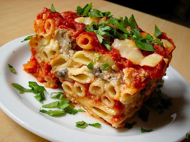 Vegetarian Ziti Recipes
 Ve able Baked Ziti Recipe — Dishmaps