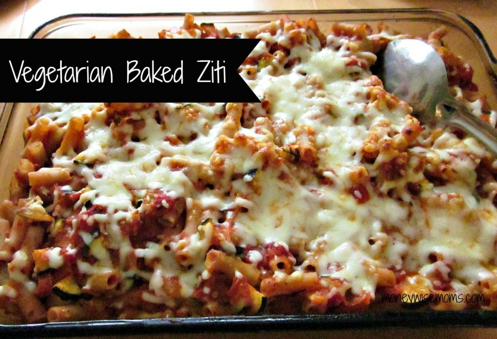 Vegetarian Ziti Recipes
 Ve arian Baked Ziti Moneywise Moms