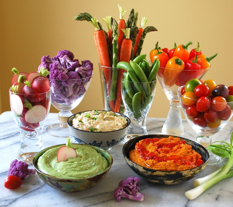 Veggies For Easter Dinner
 Eric Akis Lighten up with veggies ’n’ dip