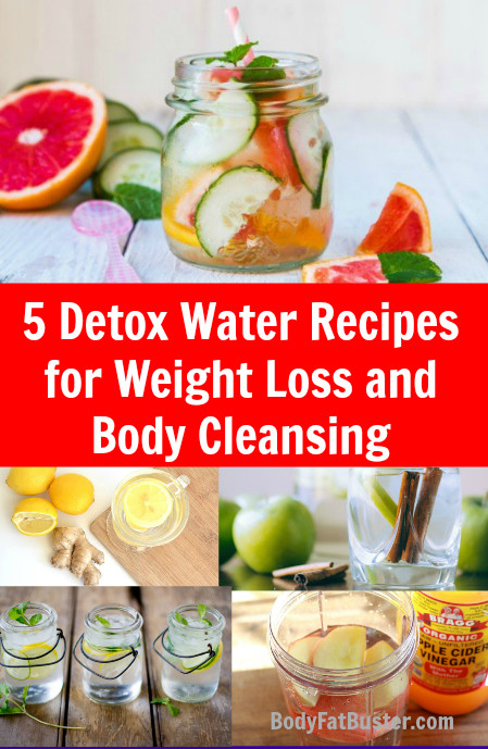 Water Detox Recipes For Weight Loss
 5 Detox Water Recipes for Weight Loss and Body Cleansing