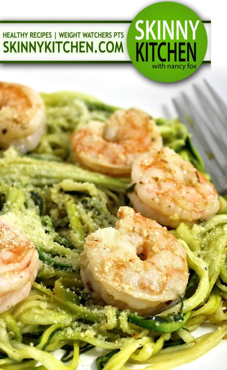 Weight Watcher Low Carb Recipes
 Skinny Shrimp Scampi over Low Carb Zoodles
