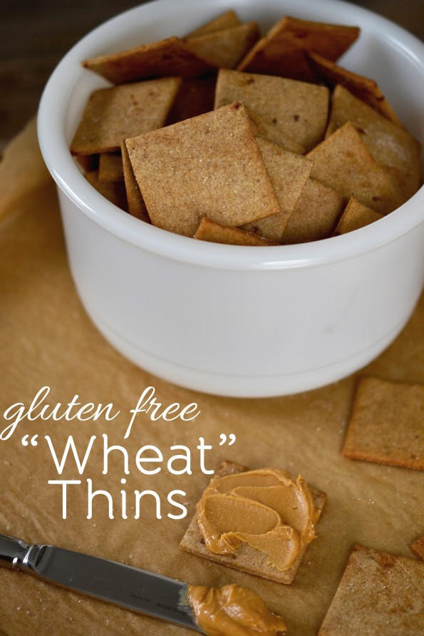 Wheat And Dairy Free Recipes
 Gluten Free Crackers "Wheat" Thins Copycat Recipe