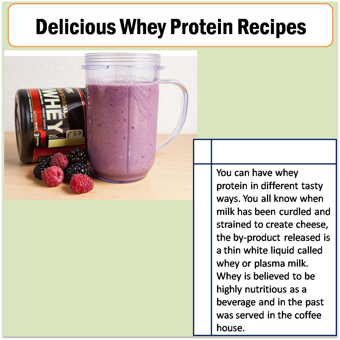 Whey Protein Recipes For Weight Loss
 How to reduce fat belly in one week 12 week mass building