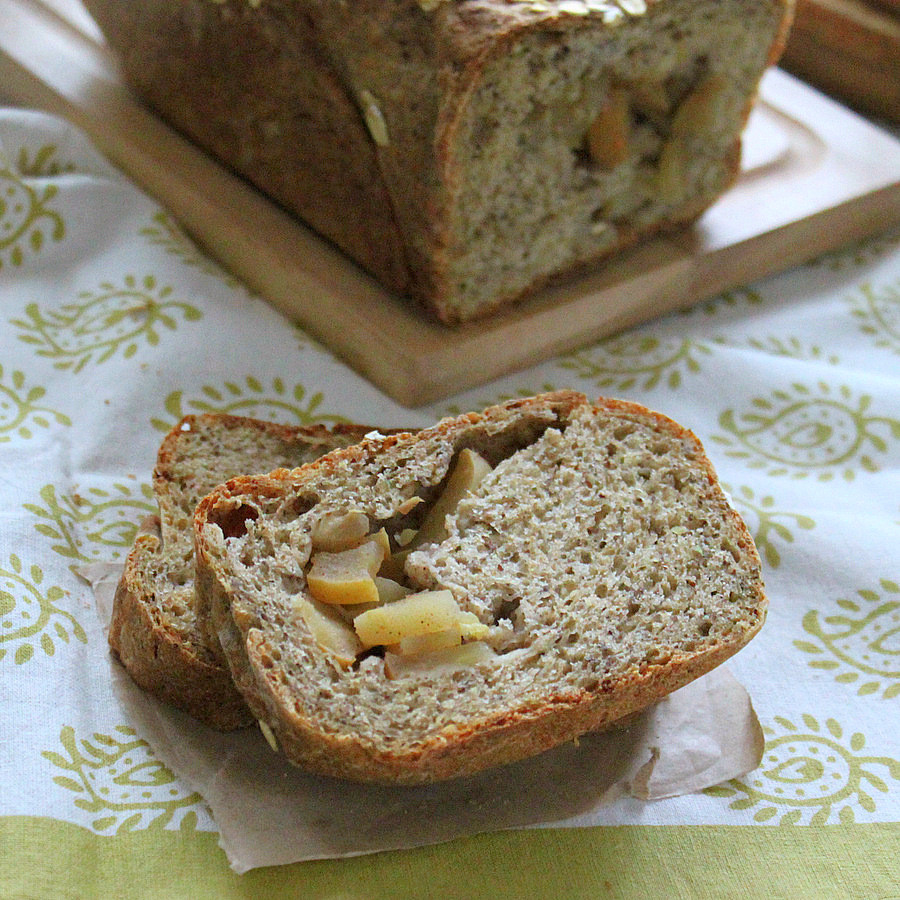 Which Bread Is Vegan
 Apple Pie Swirl Multigrain Bread Loaf Vegan recipe