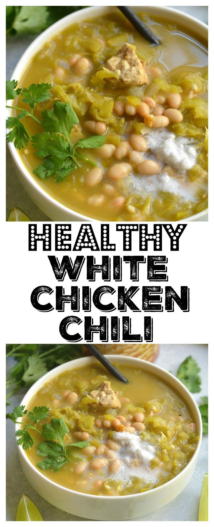 White Chicken Chili Healthy
 Healthy White Chicken Chili GF Low Cal Skinny Fitalicious