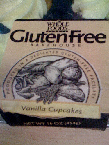 Whole Foods Gluten Free Cupcakes
 Gluten free vanilla cupcakes from Whole Foods