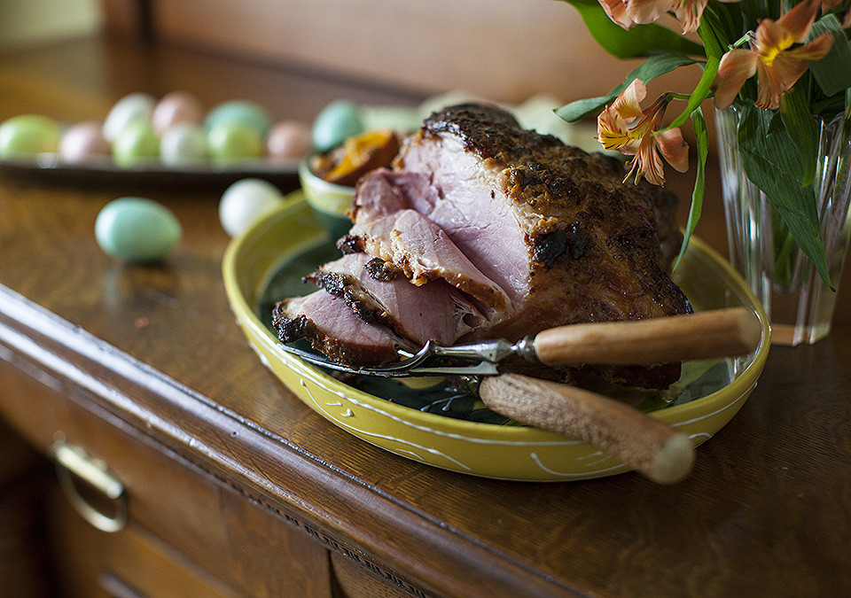 Why Ham On Easter
 Easter ham dulce de leche and pear cider glazed