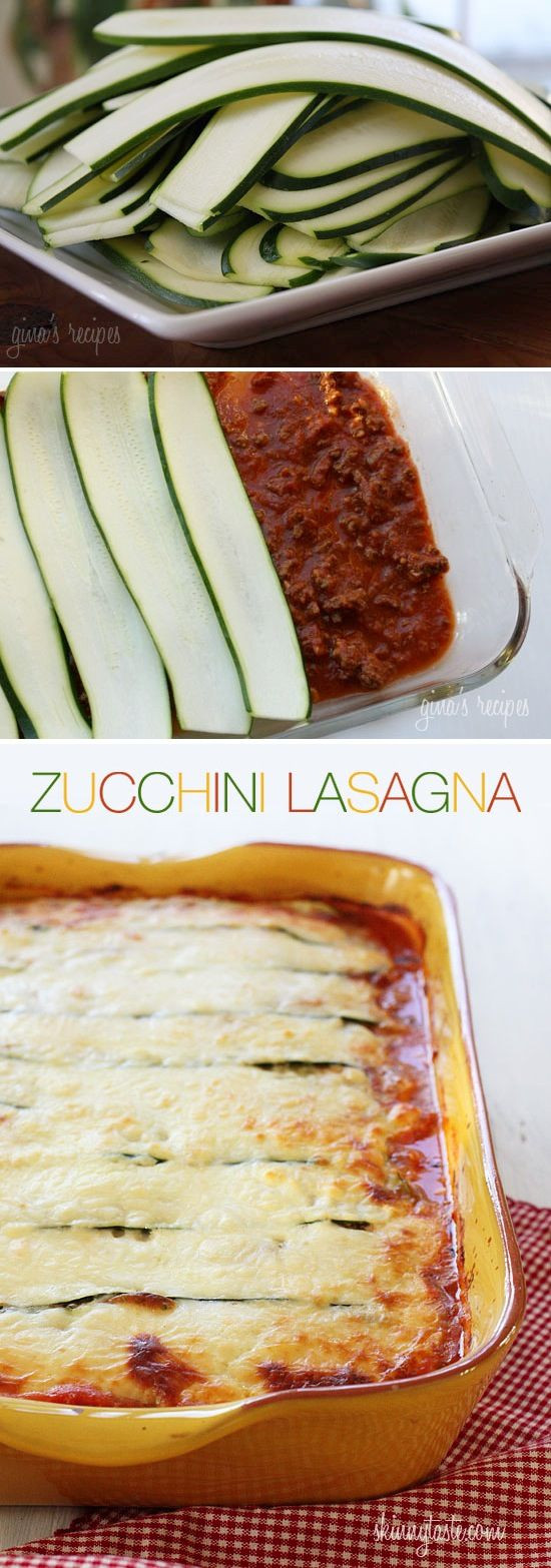 Zucchini Lasagna Low Carb
 Zucchini Pasta Lasagna