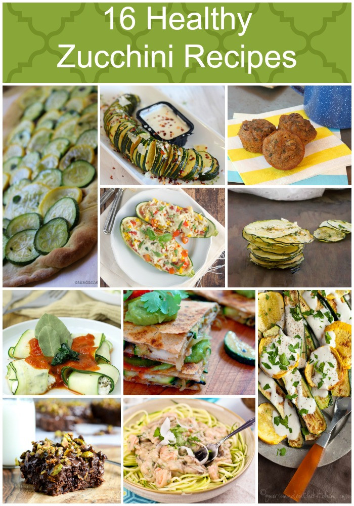 Zucchini Recipe Healthy
 16 Healthy Zucchini Recipes Food Done Light