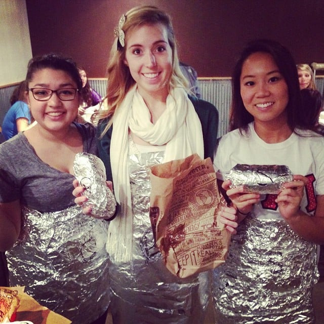 3 Chipotle Burritos Halloween
 Chipotle Burrito