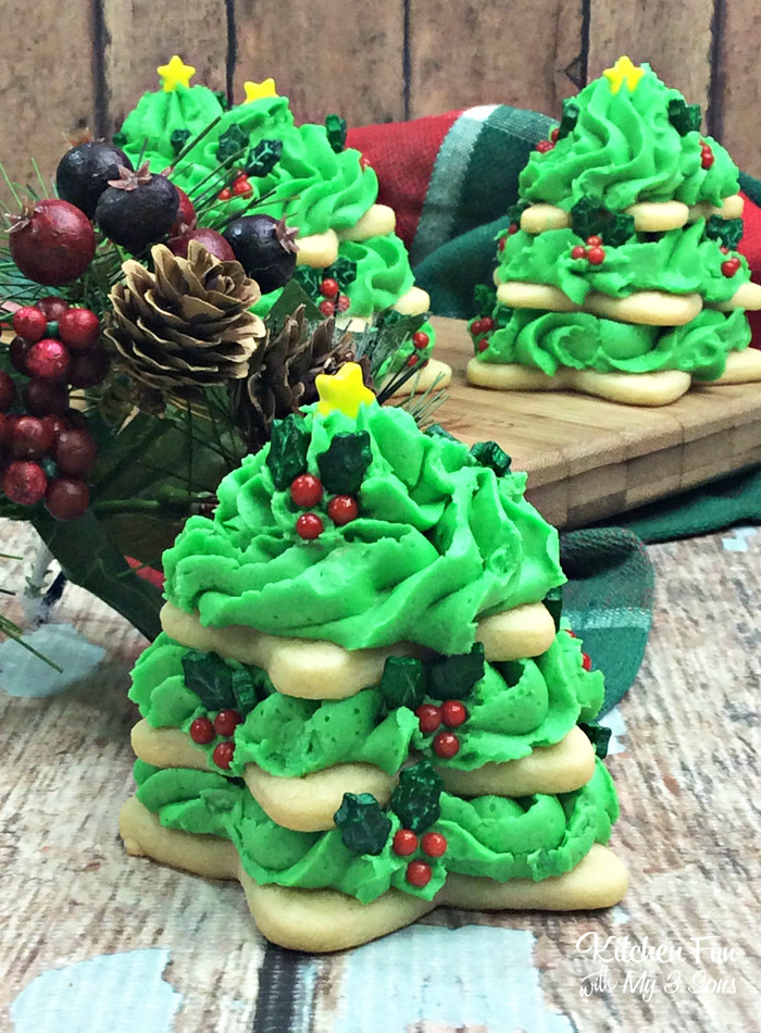 3D Christmas Tree Cookies
 3D Christmas Tree Cookies Kitchen Fun With My 3 Sons