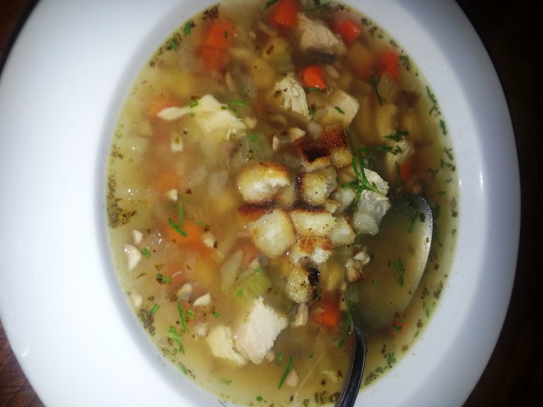After Thanksgiving Turkey Soup
 Day After Thanksgiving Turkey and Crimini Soup Holly Herrick