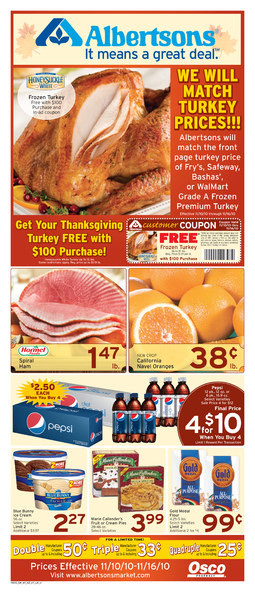 Albertsons Thanksgiving Dinners
 Alicias Deals in AZ – Search Results – local dines
