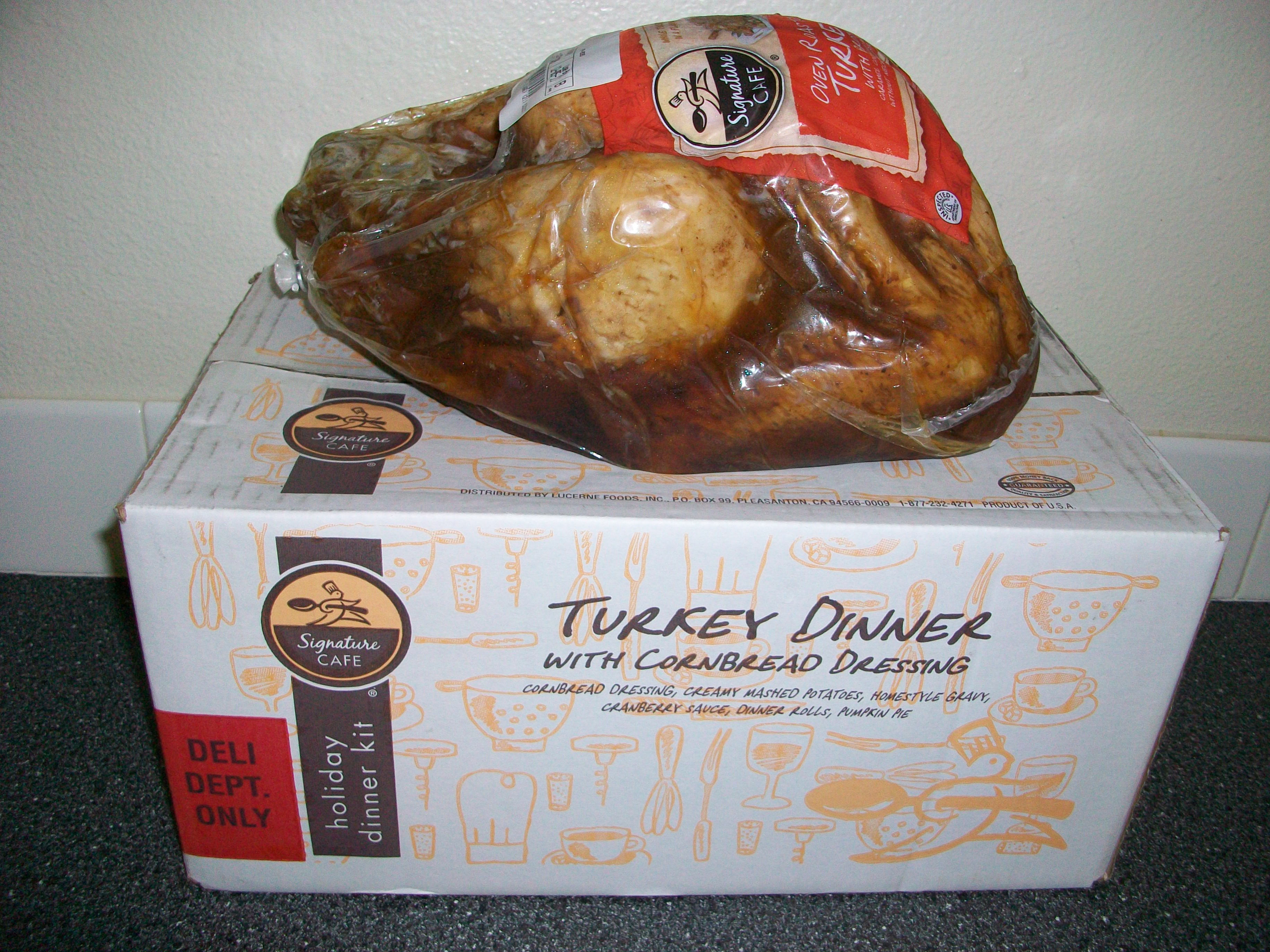 Albertsons Thanksgiving Dinners
 safeway deli turkey dinner