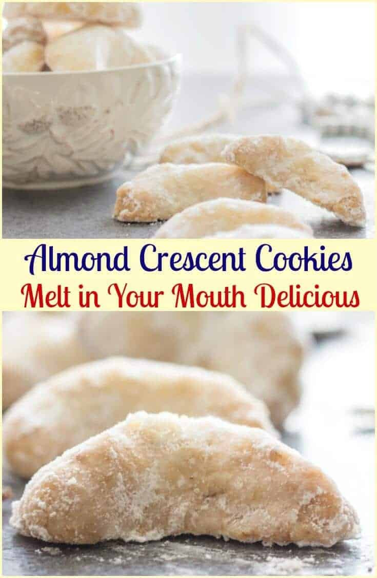 Almond Christmas Cookies
 Almond Crescent Cookies An Italian in my Kitchen