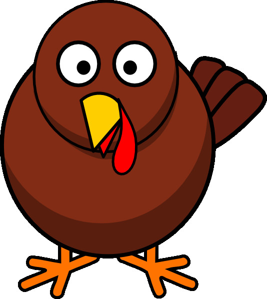 Animated Thanksgiving Turkey
 Turkey Round Cartoon Clip Art at Clker vector clip