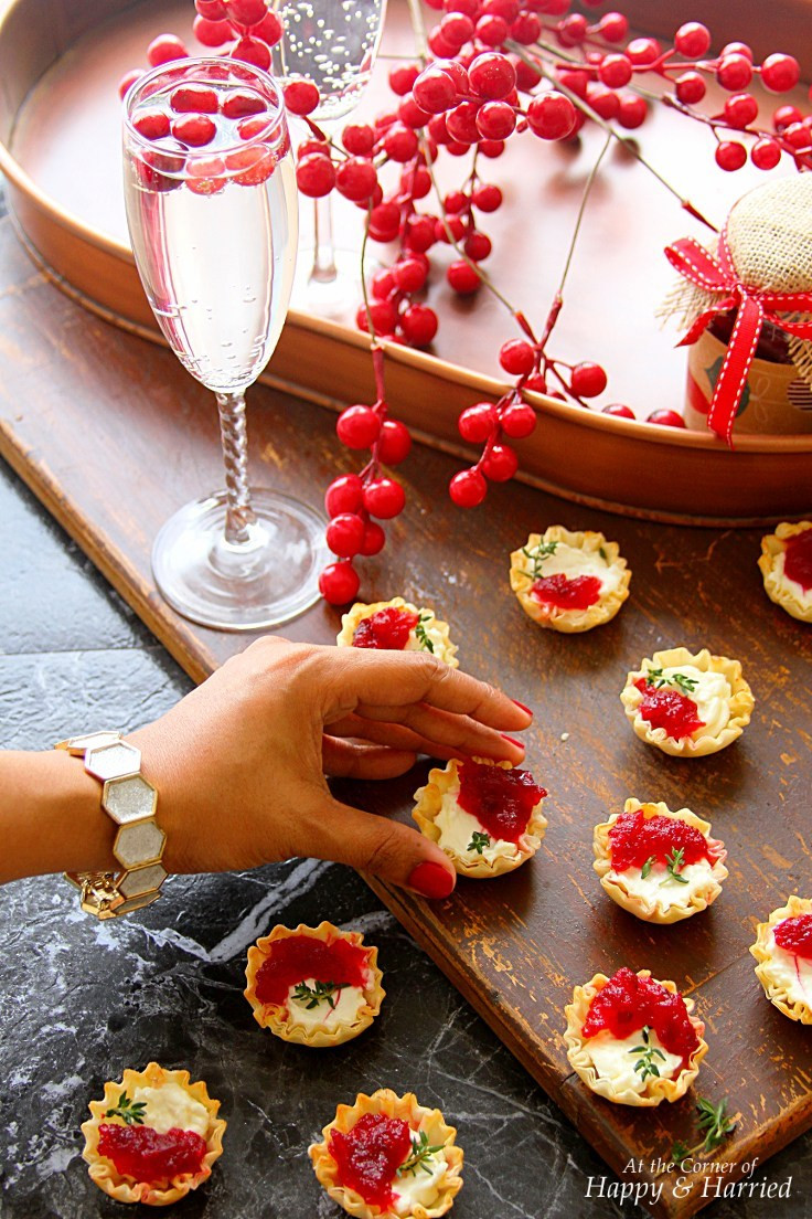 Appetizers For Christmas Party
 Cranberry & Cream Cheese Mini Phyllo Bites Christmas