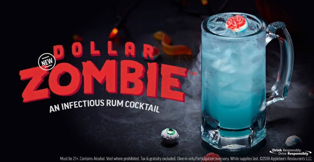 Applebees Halloween Drinks
 Applebee s $1 Zombie Drinks Are Here Just in Time for