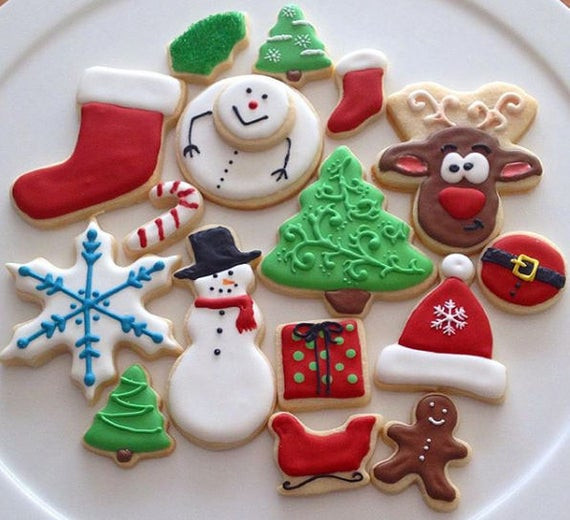 Assorted Christmas Cookies
 e dozen assorted Christmas cookies