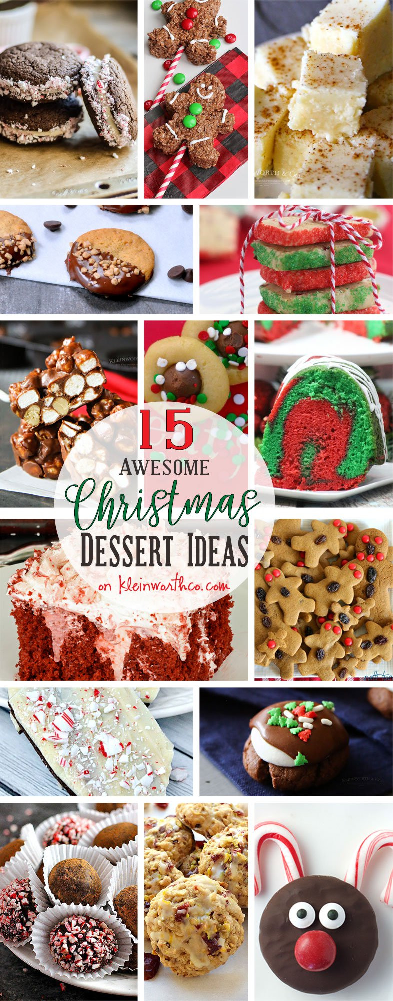 Awesome Christmas Desserts
 15 AWESOME Christmas Dessert Ideas