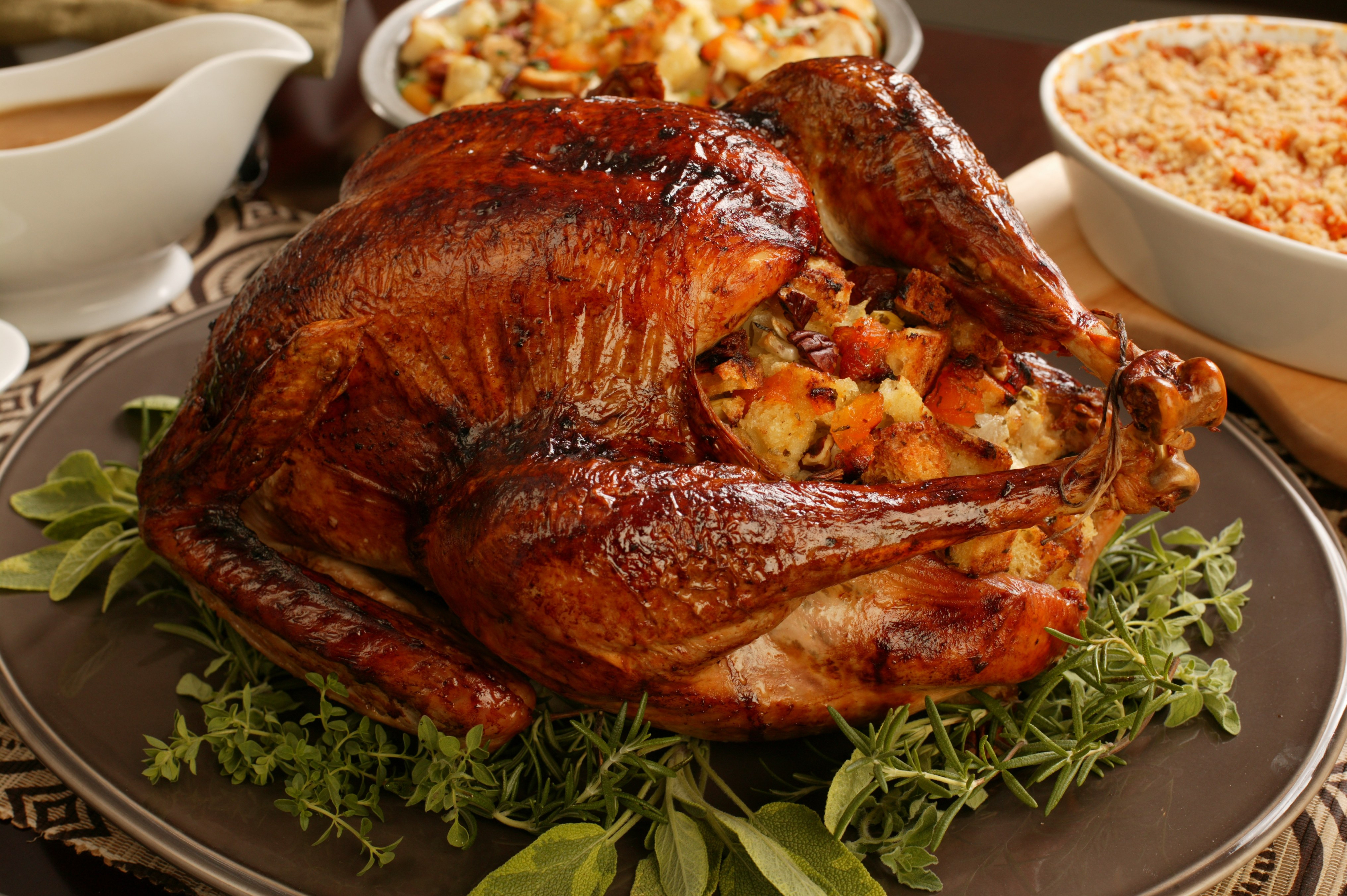 Bake Turkey Recipe For Thanksgiving
 Classic Roast Turkey With Herbed Stuffing and Old