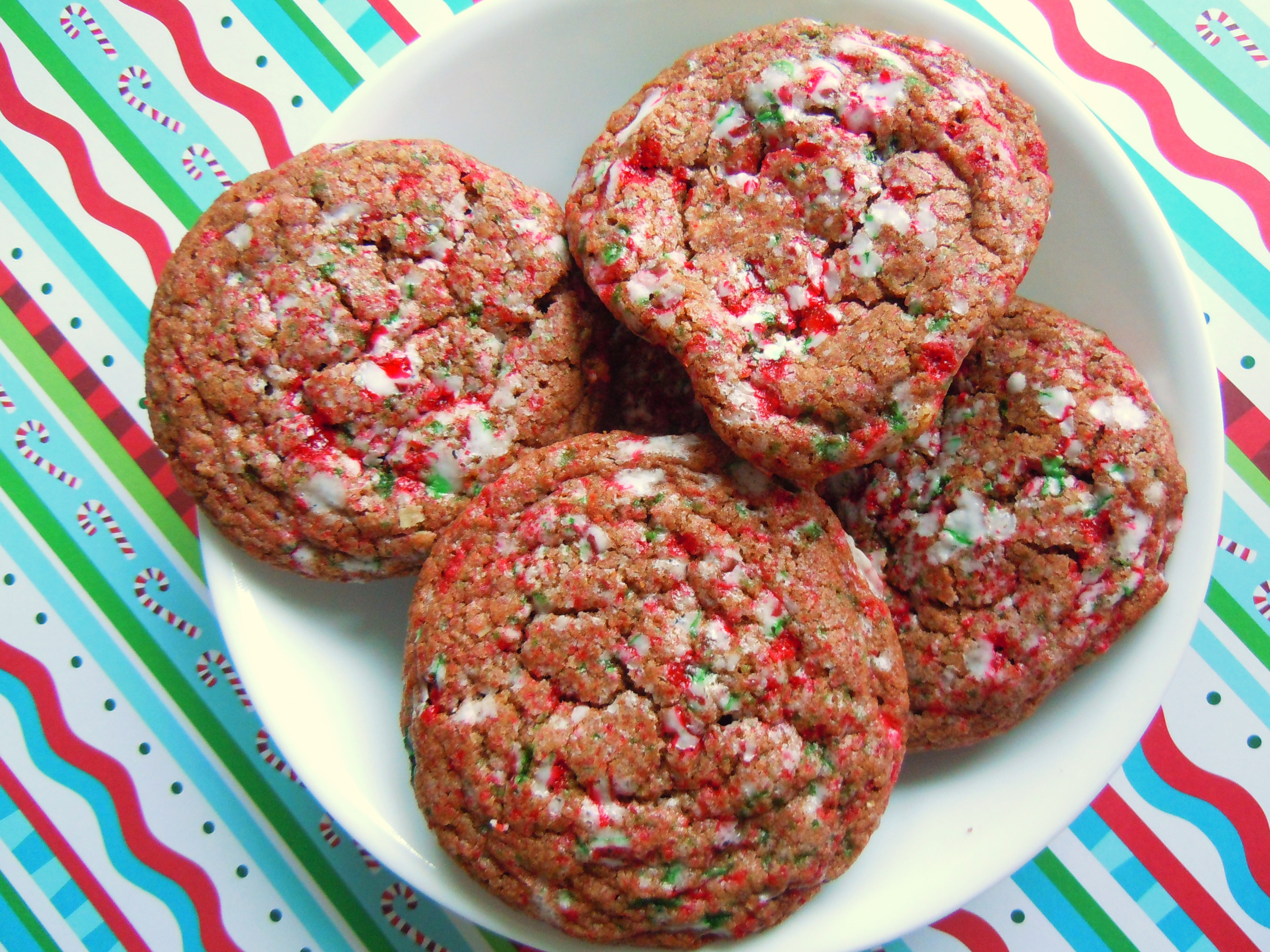 Baked Christmas Cookies
 Christmas Cookie Baking Fun Crackled Chocolate Candy Cane