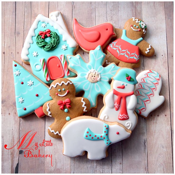 Bakery Christmas Cookies
 17 Best images about "My little bakery" cookies on