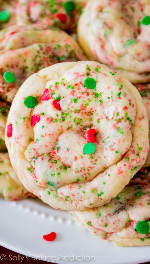 Bakery Christmas Cookies
 Soft Baked Funfetti Sugar Cookies Sallys Baking Addiction