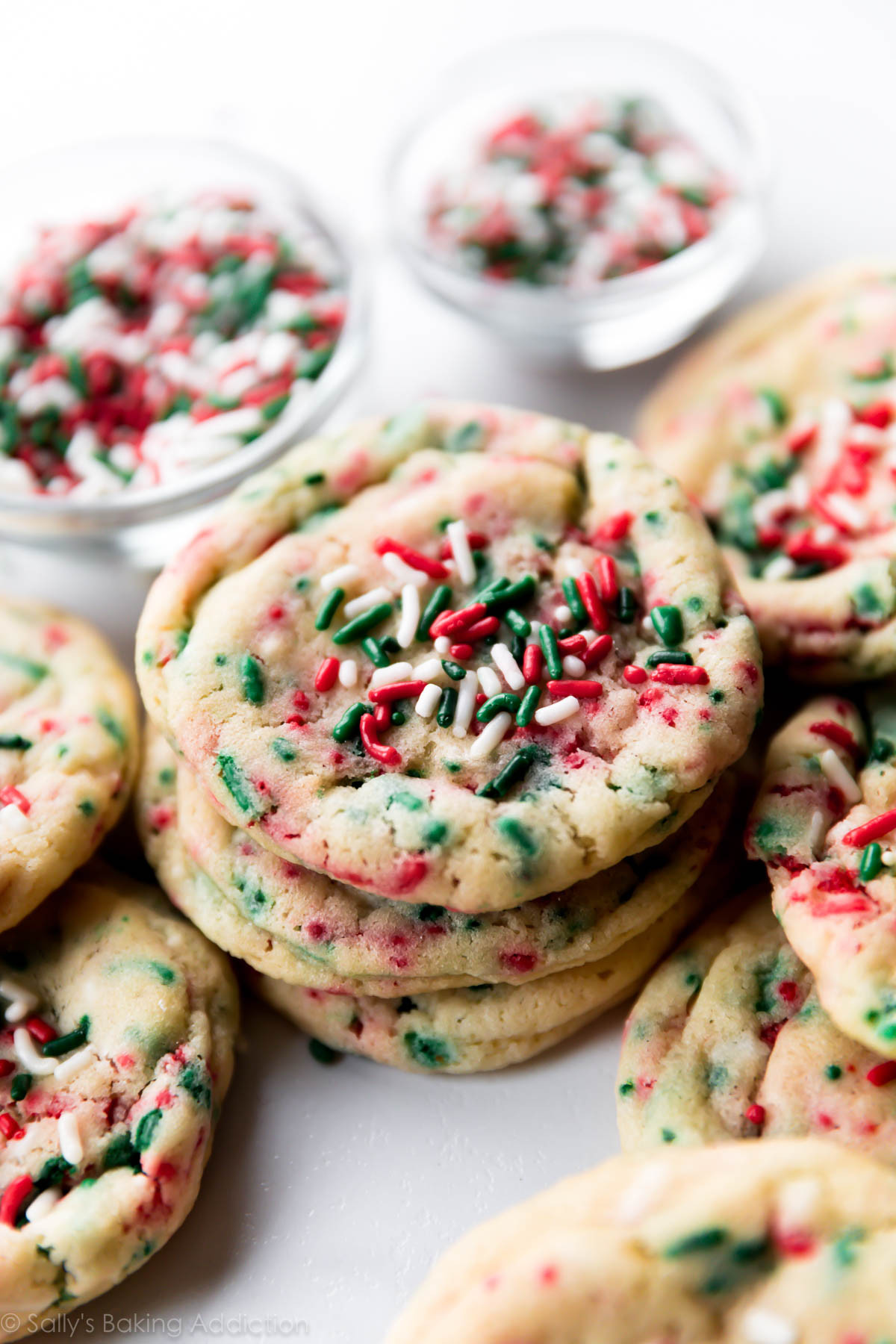 Baking Christmas Cookies
 Drop Style Christmas Sugar Cookies
